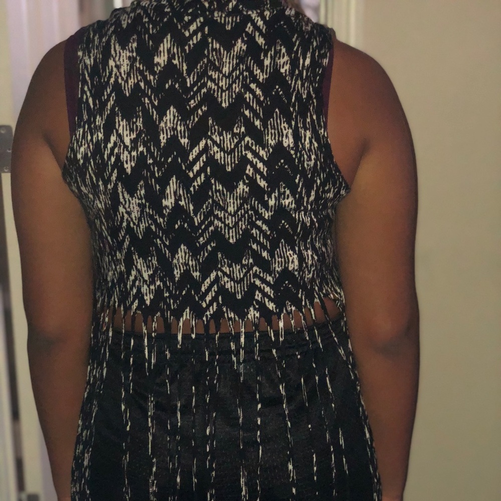 Women's fringe tank